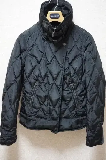 SPOOM 퀼팅 다운 자켓 숏 다운 34:S 상당 블랙