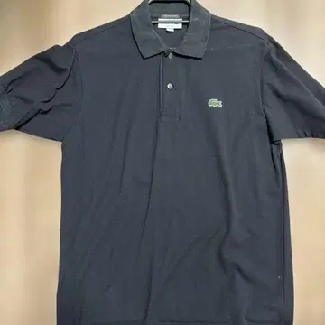 LACOSTE 블랙 피케 셔츠 CLASSIC FIT 애로우즈 별주