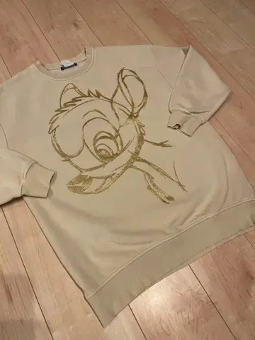 디즈니 트레이닝복 ZARA 밤비 베이지 S