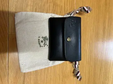 IL BISONTE 블랙 코인 케이스