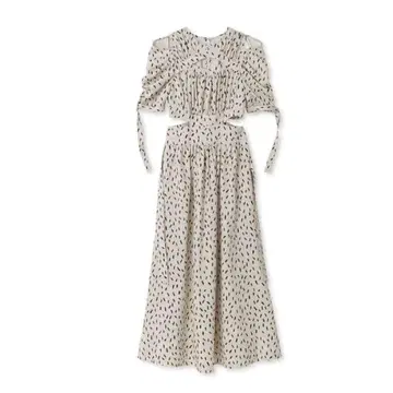 [ SNIDEL ] 스위칭 데콜테 원피스