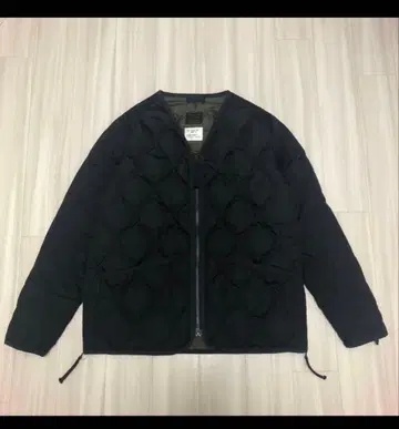 TAION 퀼팅 자켓 블랙 L