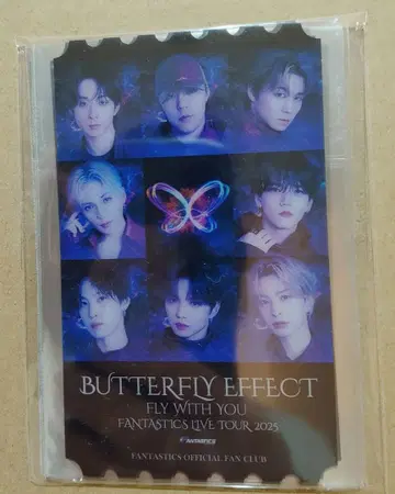 FANTASTICS 클리어 픽처 티켓 9장 세트