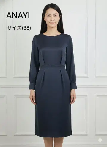 새상품급 ANAYI 트리아세테이트 새틴 원피스