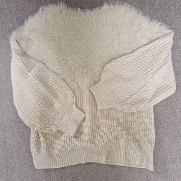 샤기 니트 스웨터