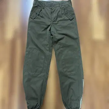 빈티지 파라슈트 팬츠 70s 80s 이탈리아군 Lampo 지퍼