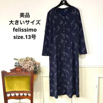 56 새상품급 빅 사이즈 펠리시모 플라워 원피스