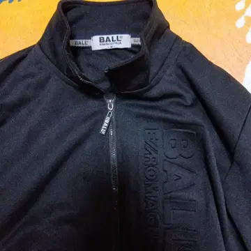 BALL 블랙 집업 트레이닝복
