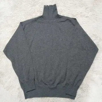 새상품급 밀라 쇤 캐시미어 100% 남성용 터틀 스웨터 그레이 계열 L