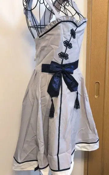 택 포함 새상품 차이나풍 오버롤 스커트