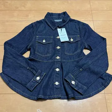 ZARA 자라 페플럼 데님 자켓 XS