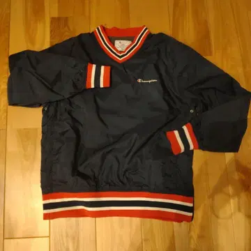 Champion 네이비 V넥 스니드 자켓