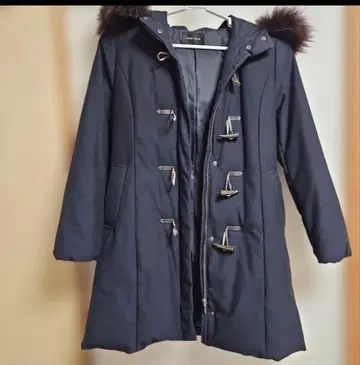 새상품급 다운 코트 네이비