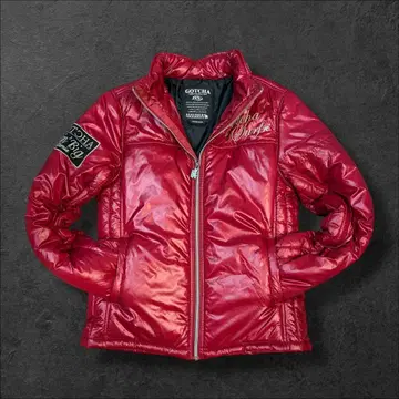 00s archive 버건디 자켓 y2k 광택 헤이세이 갸루 자수