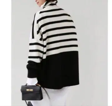 Deuxieme Classe CINOH 보더 터틀넥 니트