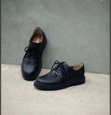 블랙 가죽 RAGEBLUE 가죽 신발 블랙