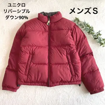 유니클로 리버서블 다운 자켓 남성용 S 두툼한 다운 아우터 코트
