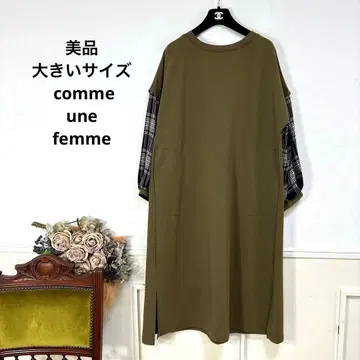 54 새상품급 빅 사이즈 comme une femme 원피스