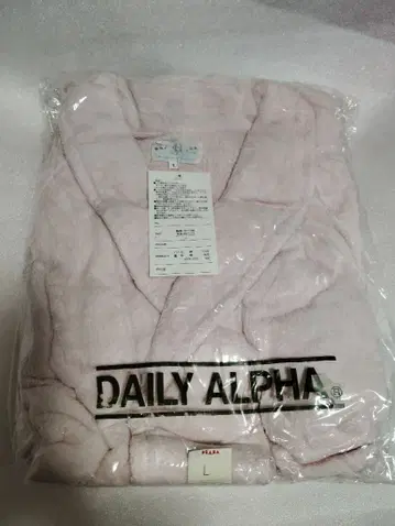 익명 배송 미사용 목욕 가운 핑크 L 사이즈