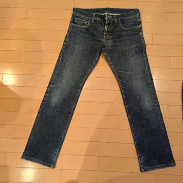 ABAHOUSE 스트레이트 데님 블루