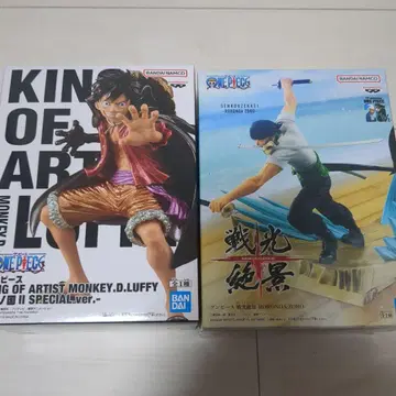 새상품 원피스 피규어 2점 묶음 판매 루피 조로