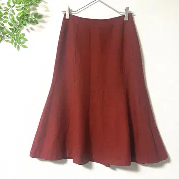 pcnc 머메이드 롱 스커트 M 울 100% 일본제