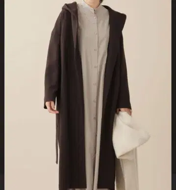 나노 유니버스 가운 코트 드롭 숄더 이탈리아 패브릭