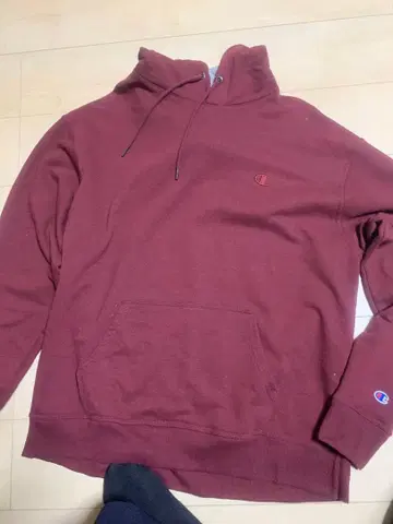 Champion 버건디 후드티