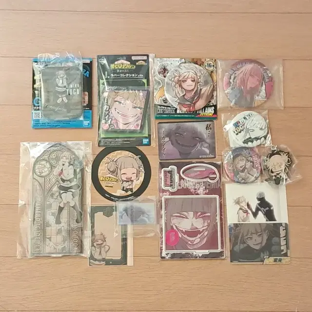 일괄 토가 히미코 아크릴 스탠드 원화 캔뱃지 지류 카드 원화전 제일복권