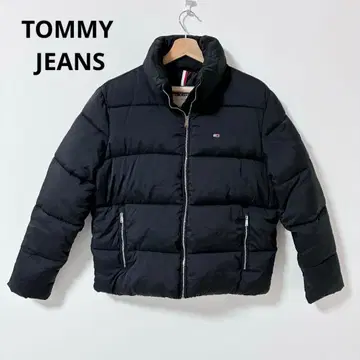 [ 새상품급 ] TOMMY JEANS 블랙 다운 자켓 M 사이즈 겨울