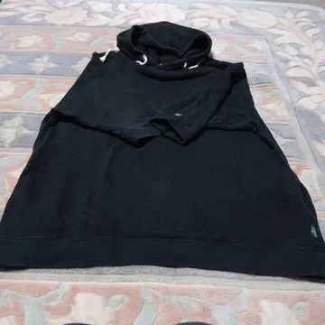 고헴 블랙 후드 부착 후드티 XS