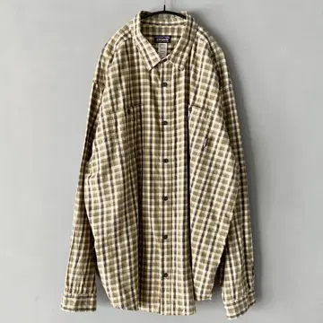 파타고니아 피마 코튼 플란넬 셔츠 XXL 파타고니아 체크