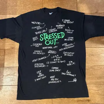 [ 90s ] vintage 메시지 T셔츠 반시 비 T셔츠