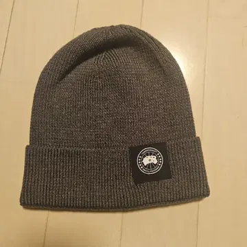 CANADA GOOSE 그레이 니트 모자 O/S