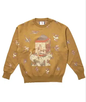 SON OF THE CHEESE / 사노바치즈 Birds Knit XL