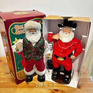 [동작 확인 완료] 춤추는 산타 쇼와 레트로 댄싱 산타 2체 세트