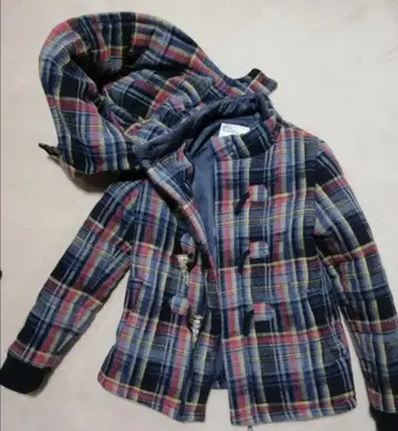 언리얼에이지 토글 버튼 울 다운 자켓 더플 코트