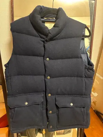 네이비 다운 베스트 M [유나이티드 애로우즈]