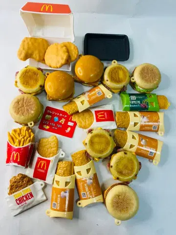 맥도날드 미니어처 푸드 세트 키링