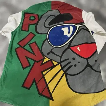 까스텔바작 이탈리아제 핑크 팬서 셔츠 M 사이즈