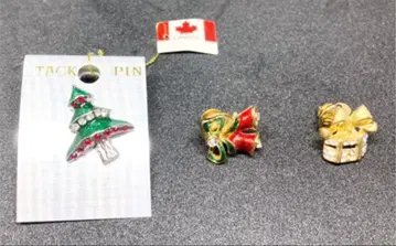 새상품급 크리스마스 턱핀 3개