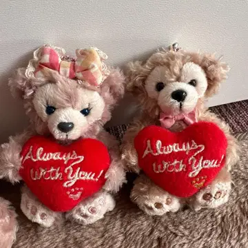 디즈니 스위트 더피 & 메이 봉제 인형 참 [레어]