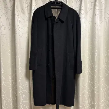 캐시미어 100% 남성용 코트 L 차콜 그레이