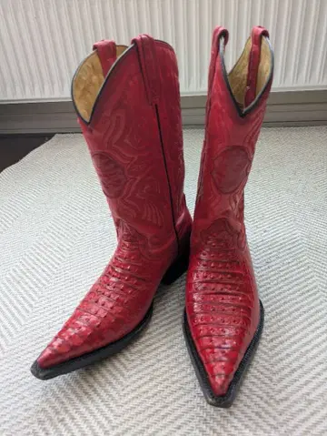 레어 HACIENDA 웨스턴 부츠 6EE 무료배송