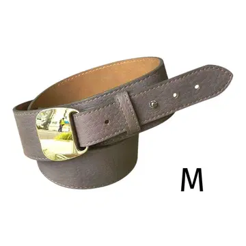 새상품급 디자인 벨트 모카 베이지 M