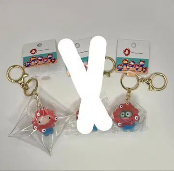 산리오 클리어 컬러 키링 키티 한교동 세트