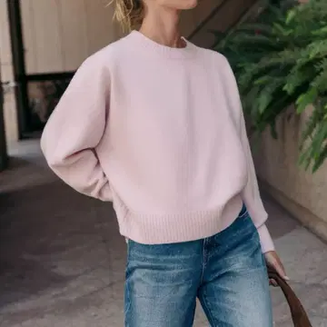 ZARA 자라 소프트 니트 스웨터 핑크