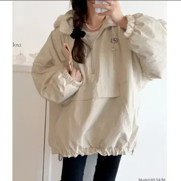 JAVA Java 콜라보 충전솜 안감 퀼팅 사이드 슬릿 빅 풀오버