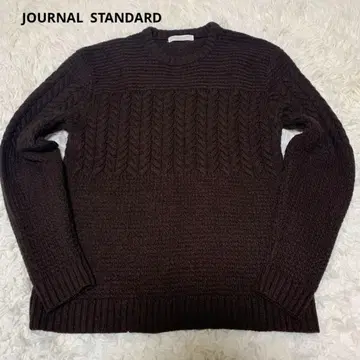 [ 새상품급 ] 저널 스탠다드 니트 울 다크 브라운 M