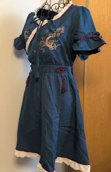 *택 포함 새상품* 차이나풍 자수 원피스